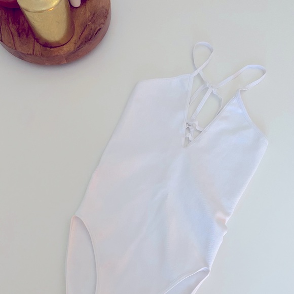 Free People Other - Free People White Bodysuit
